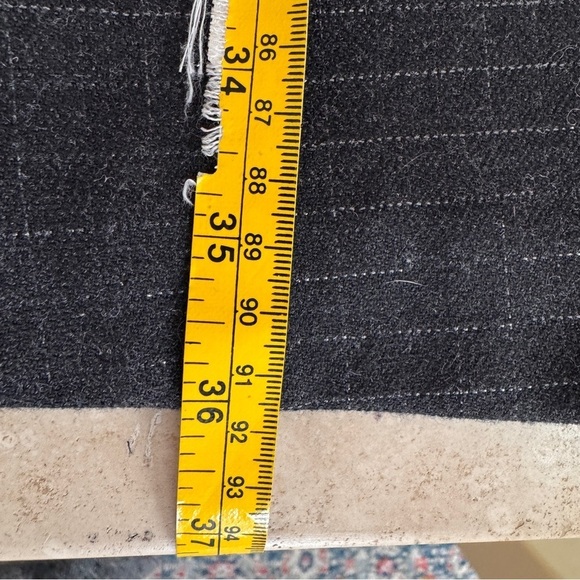 Theory Black Window Pane Sleeveless Virgin Wool Sheath Womens Size 8 - Picture 13 of 16